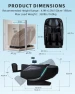 Превью Zero Gravity Massage Chair with Body Scan, 4D Shiatsu, Heated Back and Legs, AI Voice Control, Bluetooth Speaker,... — Massage Chairs, RelaxRelife
