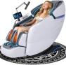 Превью Zero Gravity Shiatsu Massage Chair Recliner with AI Voice, LED Backlight Remote Control, Waist and Calf Heating, Phone... — Massage Chairs, KTENTITO