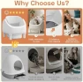 Превью Electric Automatic Self-Cleaning Litter Box with Open-Top Design and Smart App Control — Self-Cleaning Litter Box, WARCAT