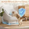 Превью Electric Automatic Self-Cleaning Litter Box with Open-Top Design and Smart App Control — Self-Cleaning Litter Box, WARCAT