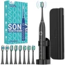 Превью Sonic Electric Toothbrush for Adults with 8 Brush Heads and Travel Case — Electric Toothbrush, Rtauys