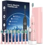 Превью Sonic Electric Toothbrush for Adults with 8 Brush Heads and Travel Case — Electric Toothbrush, Rtauys