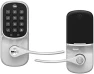 Превью Satin Nickel Assure Lock Entry Door Handle with Wi-Fi Connected Keypad — Smart Lock, Yale
