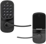 Превью Satin Nickel Assure Lock Entry Door Handle with Wi-Fi Connected Keypad — Smart Lock, Yale