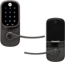 Превью Satin Nickel Assure Lock Entry Door Handle with Wi-Fi Connected Keypad — Smart Lock, Yale