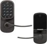 Превью Satin Nickel Assure Lock Entry Door Handle with Wi-Fi Connected Keypad — Smart Lock, Yale