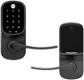 Превью Satin Nickel Assure Lock Entry Door Handle with Wi-Fi Connected Keypad — Smart Lock, Yale