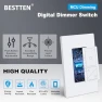 Превью Super Slim Digital LED Dimmer Switch with Air Gap Power Cut Off — Smart Switch, BESTTEN
