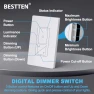 Превью Super Slim Digital LED Dimmer Switch with Air Gap Power Cut Off — Smart Switch, BESTTEN