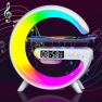 Превью Wireless Speaker Charger Light with LED Bedside Lamp, Alarm Clock, Mood Night Light, and Sound Machine — Desk Lamp, FuyoSegen