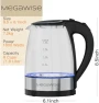 Превью Electric Glass Kettle with Auto Shut-Off — Electric Kettle, MEGAWISE