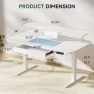 Превью Electric Standing Desk with Drawers — Standing Desk, GTPLAYER