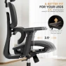 Превью Ergonomic Office Chair with Adjustable Headrest, 3D Armrests, and Lumbar Support — Smart Chairs, Magshion