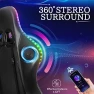 Превью Gaming Chair with Massage, Bluetooth Speakers, and LED Lights — Smart Chairs, HOFFREE