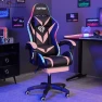 Превью Gaming Chair with Massage, Bluetooth Speakers, and LED Lights — Smart Chairs, HOFFREE