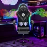 Превью Gaming Chair with Massage, Bluetooth Speakers, and LED Lights — Smart Chairs, HOFFREE