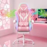 Превью Gaming Chair with Massage, Bluetooth Speakers, and LED Lights — Smart Chairs, HOFFREE