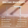 Превью Glass Standing Desk with Drawers — Standing Desk, HUANUO