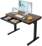 Превью Glass Standing Desk with Drawers — Standing Desk, HUANUO