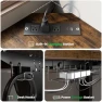 Превью L-Shaped Adjustable Height Desk with Charging Station — Standing Desk, SIAGO