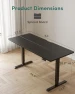 Превью Large Standing Desk — Standing Desk, CubiCubi