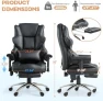 Превью Massage Office Chair with Foot Rest — Smart Chairs, Mvpipi