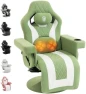 Превью Racing Style Gaming Recliner Chair with Massage Lumbar Support, Footrest, Cup Holder, Side Pouch, High Back Ergonomic... — Smart Chairs, Dowinx