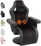 Превью Racing Style Gaming Recliner Chair with Massage Lumbar Support, Footrest, Cup Holder, Side Pouch, High Back Ergonomic... — Smart Chairs, Dowinx