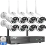 Превью Wireless Pro WiFi Security Camera System, 16CH 4K NVR Kit, Corded Powered 8Pcs 5MP CCTV Home Security Camera System for... — Security Camera, Hiseeu