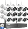 Превью Wireless Pro WiFi Security Camera System, 16CH 4K NVR Kit, Corded Powered 8Pcs 5MP CCTV Home Security Camera System for... — Security Camera, Hiseeu