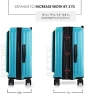 Превью 20 Inch Carry On Luggage with Cosmetic Case — Smart Luggage, TRAVELARIM