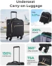 Превью Underseat Carry On Luggage with Spinner Wheels — Smart Luggage, BAGSMART