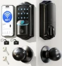 Превью Built-in WiFi Smart Lock with Fingerprint Keypad Deadbolt — Smart Lock, Veise