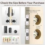 Превью Keyless Entry Door Lock Set with WiFi Smart App Control — Smart Lock, Ulecoce
