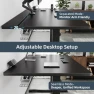 Превью Adjustable Standing Desk with Cable Management and Accessories — Standing Desk, DeskShow