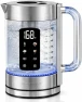 Превью Digital Glass Electric Tea Kettle with Color-Changing LED Lights — Electric Kettle, OVENTE
