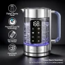 Превью Digital Glass Electric Tea Kettle with Color-Changing LED Lights — Electric Kettle, OVENTE