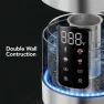 Превью Digital Glass Electric Tea Kettle with Color-Changing LED Lights — Electric Kettle, OVENTE