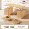 Превью Electric Standing Desk with 6 Drawers — Standing Desk, SEDETA