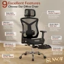 Превью Ergonomic Office Chair with Footrest — Smart Chairs, SUNNOW