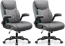 Превью Ergonomic Office Chair with Lumbar Support and Flip-Up Armrests — Smart Chairs, BESTFAIR
