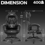Превью Gaming Chair with Ergonomic Lumbar Support, High Back Recliner, and Footrest — Smart Chairs, N-GEN GAMING