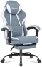 Превью Gaming Chair with Footrest, Adjustable Headrest, Massage Lumbar Support, and Reclining Function — Smart Chairs, Misolant