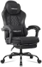 Превью Gaming Chair with Footrest, Adjustable Headrest, Massage Lumbar Support, and Reclining Function — Smart Chairs, Misolant