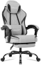 Превью Gaming Chair with Footrest, Adjustable Headrest, Massage Lumbar Support, and Reclining Function — Smart Chairs, Misolant