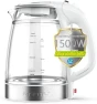 Превью Glass & Stainless Steel Cordless Electric Kettle — Electric Kettle, NISVITU