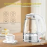 Превью Glass & Stainless Steel Cordless Electric Kettle — Electric Kettle, NISVITU