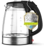 Превью Glass & Stainless Steel Cordless Electric Kettle — Electric Kettle, NISVITU