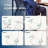 Превью High Back Ergonomic Office Chair with Lumbar Support, Mesh Back, 4D Armrests, and 40° Recline — Smart Chairs, UPLIFT DESK