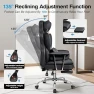 Превью Office Chair Comfy, Big and Tall Executive Leather Chair, High Back Ergonomic Wide Chair with Footrest, Reclining... — Smart Chairs, ALLGOD